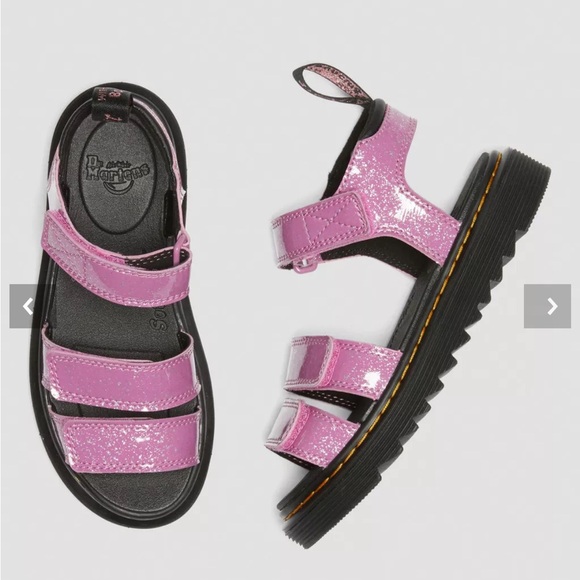 Doc Martens Junior Klare Glitter Sandals - Picture 4 of 6